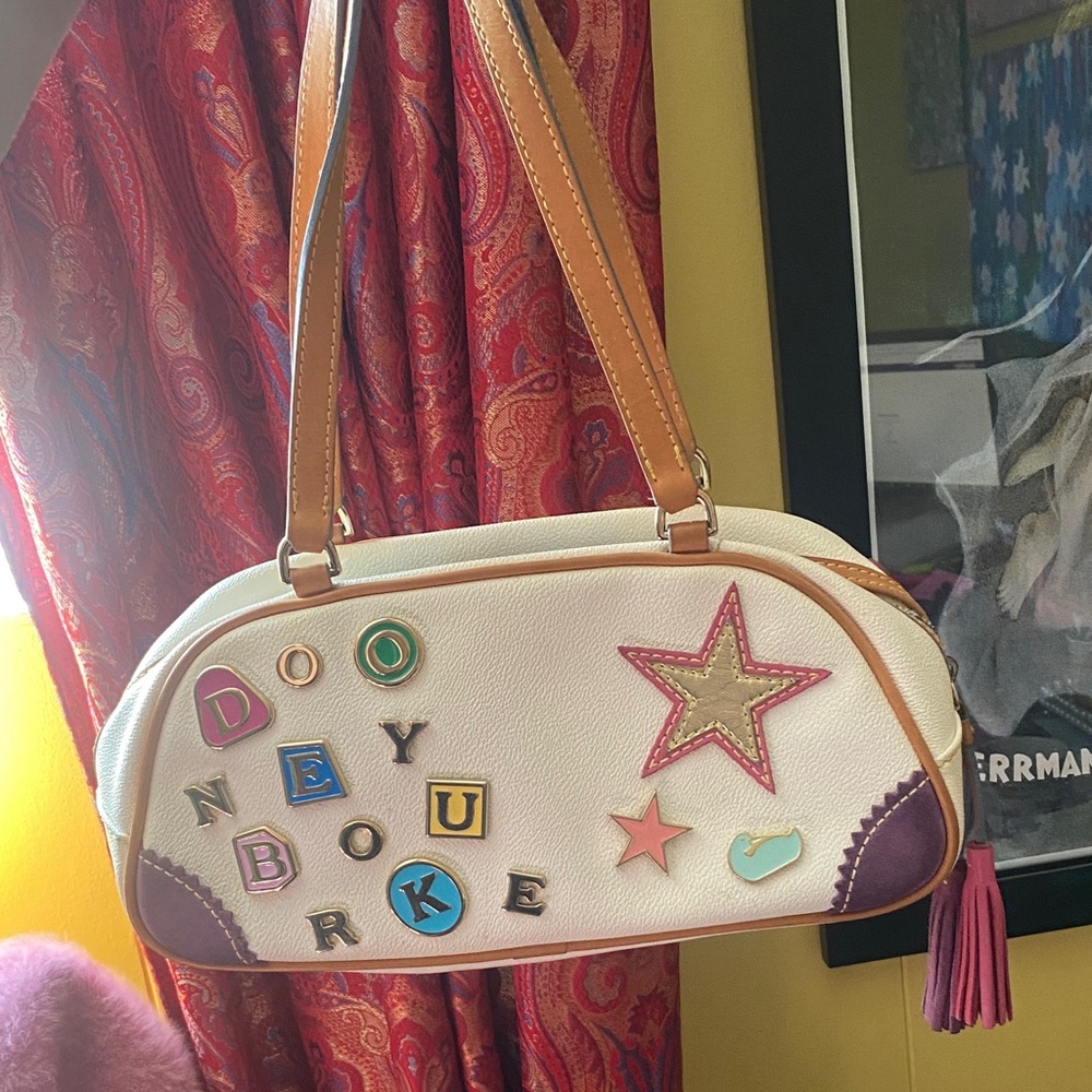 Dooney & Bourke Multicolor Embellished Shoulder Bag Lindsay Lohan Collab